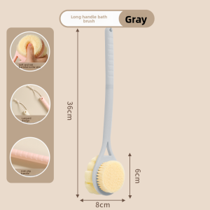 Long Handle Soft Bristle Back Scrubber with Dual Sides Grace