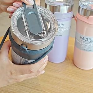 BIGSPOON 710ml SUS304 Stainless Steel Thermos Cup Portable | Coffee Cup with Lid | Double Wall Vacuum Insulated Mug | 不锈钢保温杯