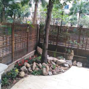 Anti-corrosion Outdoor Planting Protection Fence Wooden Trellis