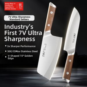 WANGMAZI | Kitchen Utility Knife for Slicing Meat and Fruits Lightweight for Women