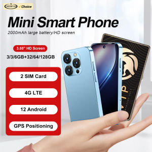 SERVO | SERVO 19PRO 4G LTE Mini Smartphone Android12 System Play Store RAM 6GB ROM 128GB GPS OTG 2 SIM 3.88" Display Pocket Smart Phones