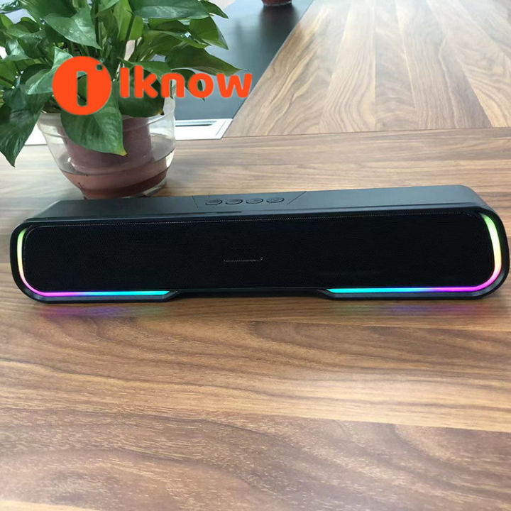 Visual Reference: I Know Rgb Running Light Luminous Mini Sound Bully Desktop