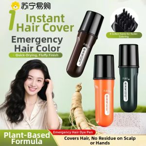 Disposable Hair Dye Pen Plant-Based Permanent Black Hair Color Cover Grey 4032 Pieces Hair Coloring Tools for Beauty Care