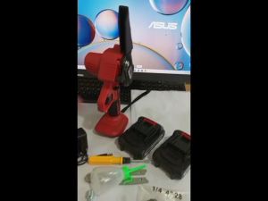 (BGH) Mesin Chain Saw Potong Kayu Baterai 4in 18V