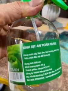 Bình Xịt An Toàn TR-501 dùng tưới cây làm ẩm tạo hương khử trùng