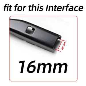 YONGRUN Car Wiper Blade 2pcs Combination Front Windshield Wiper Blade J Hook Sliding Top Buckle All Season Durable Accessories