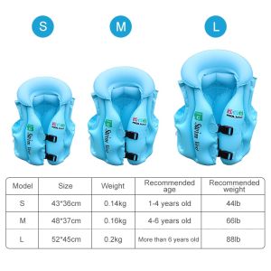 Childrens life jacket buoyancy inflatable vest Child swimwear anti-reverse vest beginner swimming