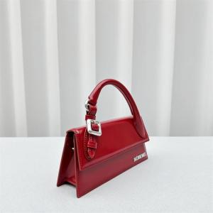 Genuine Goods French Jacquemus Satchel Shoulder Crossbody Fancy Special-Interest Design Cowhide Concave Shape Womens Bag