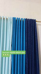 Hordeng Jendela Ring Smokering 120 x150 cm Embos Polos