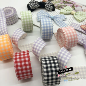 Ruy Băng Vải Học Viện 25cm Ruy Băng Lụa DIY Phụ Kiện Tóc Thắt Nút Bướm Viền Sóng Một Mặt Ruy Băng Vải Nghệ Thuật