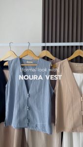 YEPPUOUTFIT - Noura Vest | Basic Outer Rompi Sleveless Lucu Unik Nyaman Casual Korean Look
