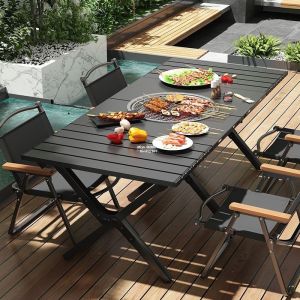 LINSI | Portable Camping BBQ Foldable Table