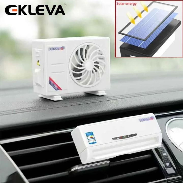 EKLEVA Solar Car Air Freshener Mini Air Conditioning Decorative