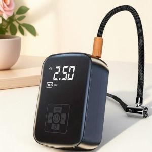 Portable Wireless Car Tire Inflator Air Compressor Digital LCD Pump for Motorcycle Bicycle Boat Inflatable Tires and Balls