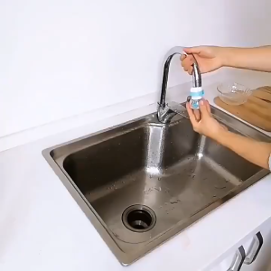 Sejahtera Selalu Shop - Sambungan Kran Air Portable Bahan Silikon Elastis Serbaguna / Faucet Silicon Extension Keran Air Wastafel Cuci Piring