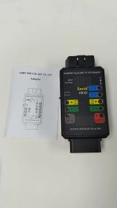 New! KW105 Heavy Duty Truck Adapter 24V to 12V Converter for X431 OBD Breakout Box Function Vehicle Diagnostic Tool