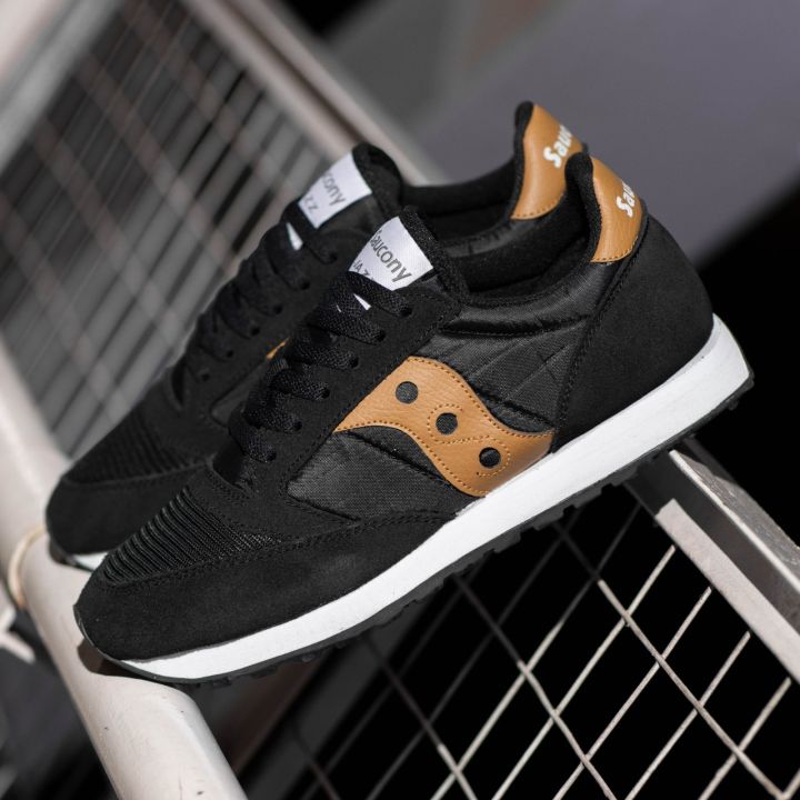 Saucony Jazz Vintage Black Brown Sepatu Pria Original Lazada