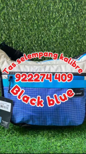 Tas Selempang Pria Kalibre Travel Pouch Hemlock 05 Blue Black 4L Kalibre 922274409