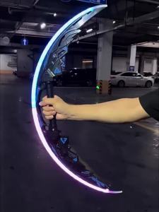 CONUSEA | Đồ Chơi Kiếm Ánh Sáng Scimitar 2 Trong 1 Đèn Led 7 Màu Phát Sáng Đồ Chơi Độc Đáo Dành Cho Trẻ Em Trai & Gái Halloween Cosplay Sáng Tạo Nhấp Nháy Kiếm Nhựa