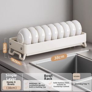 evesigar | Stainless Steel Dish Rack Kitchen Utensil Drip Organizer