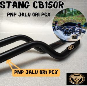 Stang Setang Stir Setir HONDA PCX CB150R. CBR CB150R led Pendek HONDA PCX HITAM AHM 99% MIRIP ORY AHM CB GL MP TIGER RX king Beat Streat