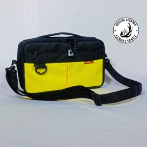 Tas selempang pria wanita multifungsi clutch handbag dan sling bag