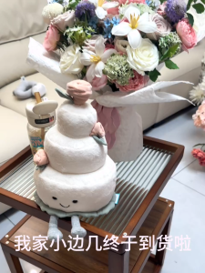 Mobile Small Nightstand Bedroom Simple Multi-Function Bedside Creative Table Bamboo Material Storage Shelf