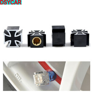 4Pcs/Set Universal Bicycle Motorbike Car Tire Valve Cap Wheel Dust Covers Valve Stem Caps Cross Style Valve Cap Covers