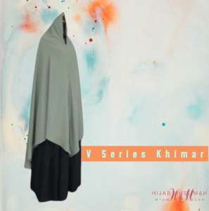 Jilbab Bergo Terbaru Series V Cutting Depan Runcing Pad Busa Anggun Khimar Instan Wolfis Premium