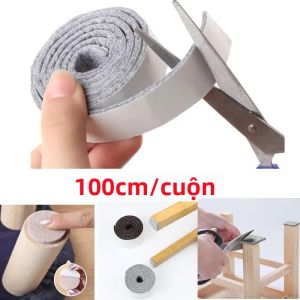 Miếng Dán Bảo Vệ Chân Bàn Ghế Tự Dính Đệm Chân Bằng Nỉ Dày Giảm Xóc Giảm Tiếng Ồn Hình Chữ Nhật Bảo Vệ Sàn Nhà Cho Ghế Sofa