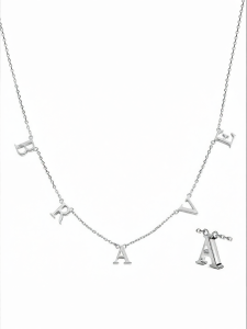 Custom Letter Platinum PT950 Necklace