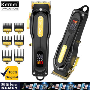 Kemei Hair Clipper Trimmer for Men Razor Rechargeable Barber Shaving Hair Cut Machine Grooming Kit Low Noise