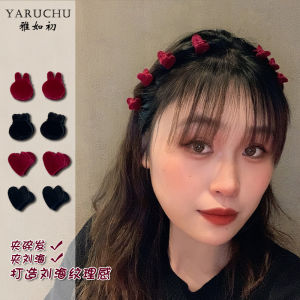 Kẹp Tóc Nhung Dễ Thương Giáng Sinh Năm Mới Kẹp Tóc Mái Lệch Kẹp Tóc Hình Trái Tim Mùa Thu Đông Phụ Kiện Tóc Nữ Mini Kẹp Tóc Nhỏ