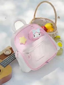 2025 New style Kuromi Melody Kindergarten Girls Schoolbag Cinnamoroll Sanrio Cartoon Cute Schoolbag