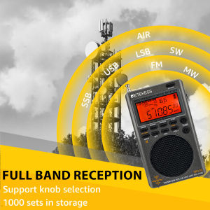 Retekess TR110 All-in-One Typhoon Emergency Radio Portable Full Band Shortwave Receiver AM/FM/SW/SSB with NOAA Weather Alert for Receive Only for Outdoor Emergency communications