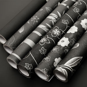 Miếng dán cửa sổ đen chống nhìn trộm Kính bảo mật hình nền tự dính 100% bóng Đề can dán cửa sổ