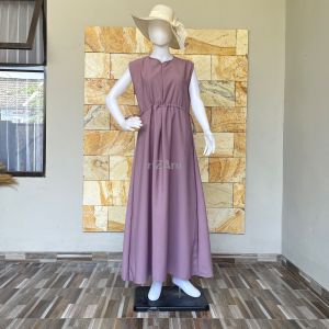 Inner Dress | Gamis tanpa lengan | Lekbong | Yukensi bahan Wolly by riZAru