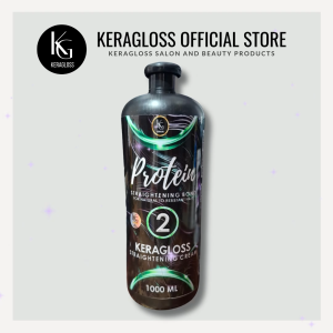 Keragloss Protein Straightening Bond with Aloe Vera Extract for natural to resistance hair - 1000ML