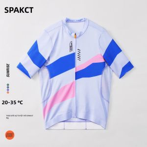 Spakct | SPAKCT Nam Ngắn Tay Áo Đi Xe Đạp Xuân Hè Nhẹ Thoáng Khí Nhanh Khô Xe Đạp Đường Núi Đi Xe Áo Sơ Mi Có Túi