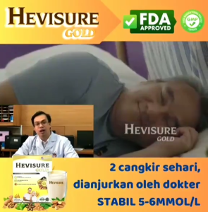 Hevisure Gold Original USA Jual Ecer Membantu Menstabilkan Gula Darah