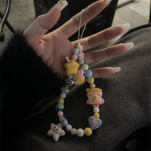 Cartoon Mobile Phone Charm Cartoon Best Selling CCD Camera Cute Chain New Arrival Lanyard Bag Beaded DIY All-Matching Girlish