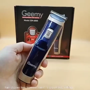 MACHINE GUNTING RAMBUT Geemy GM-6005 & 6008 Rechargeable Trimmer Hair Cutter