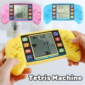 Brick Game Children Pleasure Retro with Music Playback Pocket Game Console Games Toys Tetris Machine Handheld Game Players