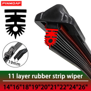 11 Layer Rubber Strip Wipers 14"16"17"18"19"20"21"22"24"26" High Quality Silent Wipers Car Windshield Wipers Car Accessories