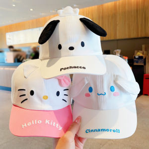 SHUNAICHI Halloween Christmas Miniso  Kuromi Children Baseball Cap Hello Kitty Cinnamoroll Melody Casual Cap Spring Sunscreen Cap Head Circumference