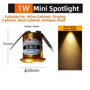 SUNPAI LIGHTING | Mini LED Embeddable Spot Light 23mm