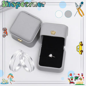 Kotak Cincin Pernikahan Box Cincin Seserahan Jewelry Box Ring Dengan Crown