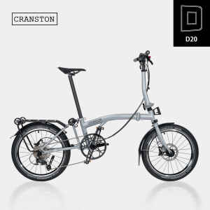CRANSTON | Disc Brake Lightweight Retro Folding 3-Fold Bicycle 20 Inch 10 Speeds