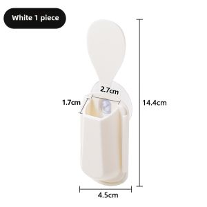 Suction Cup Rice Spoon Holder Kitchen Storage Rack for Electric Rice Cooker Hanging Spoon Stand Plastic Cooking Utensils