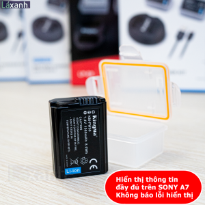 Pin SONY FW50 NP-FW50 Dung lượng cao Sony Alpha ZV-E10 A7 A72 A7R A7R2 A7S A7S2 A6500 A6400 A6300 A6100 A6000 A3000 A3500 A5000 A5100 NEX3 NEX5 NEX6 NEX7 C3 C5 F3 A33 A35 A37 A55 RX10 QX1 ZVE10
